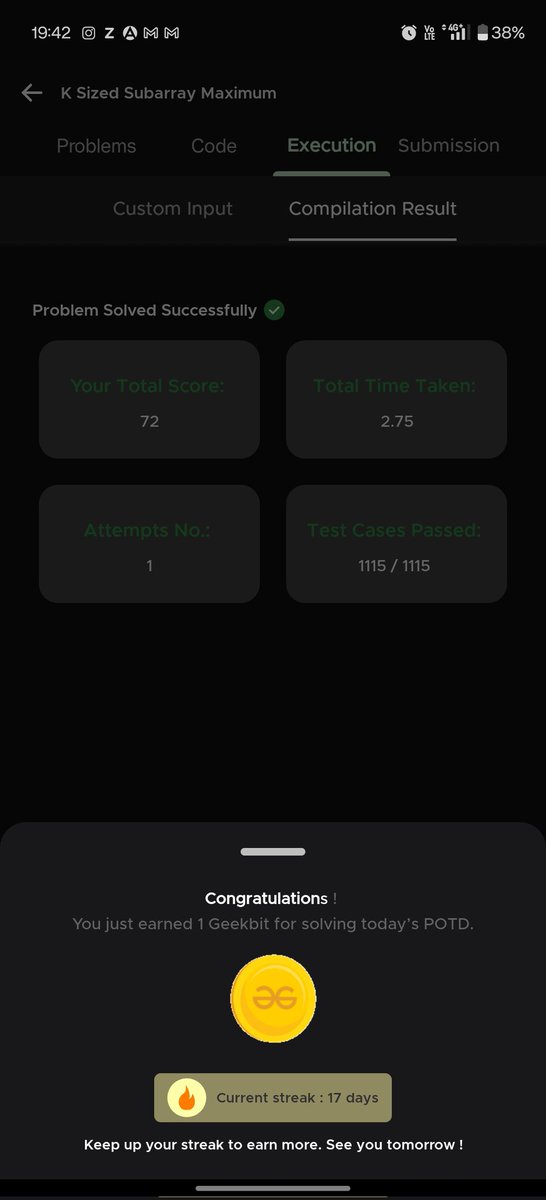 rehman_atheeq's tweet photo. Day-17 of POTD Challenge! 🔥 Today's problem had me navigating through complex graphs, where I had to find the shortest path in a weighted graph using Dijkstra's Algorithm! #potdchallenge #geekstreak2024 #geeksforgeeks #Graphs #DijkstrasAlgorithm @geeksforgeeks @DeutscheBank https://t.co/Hoa1MdRrhT