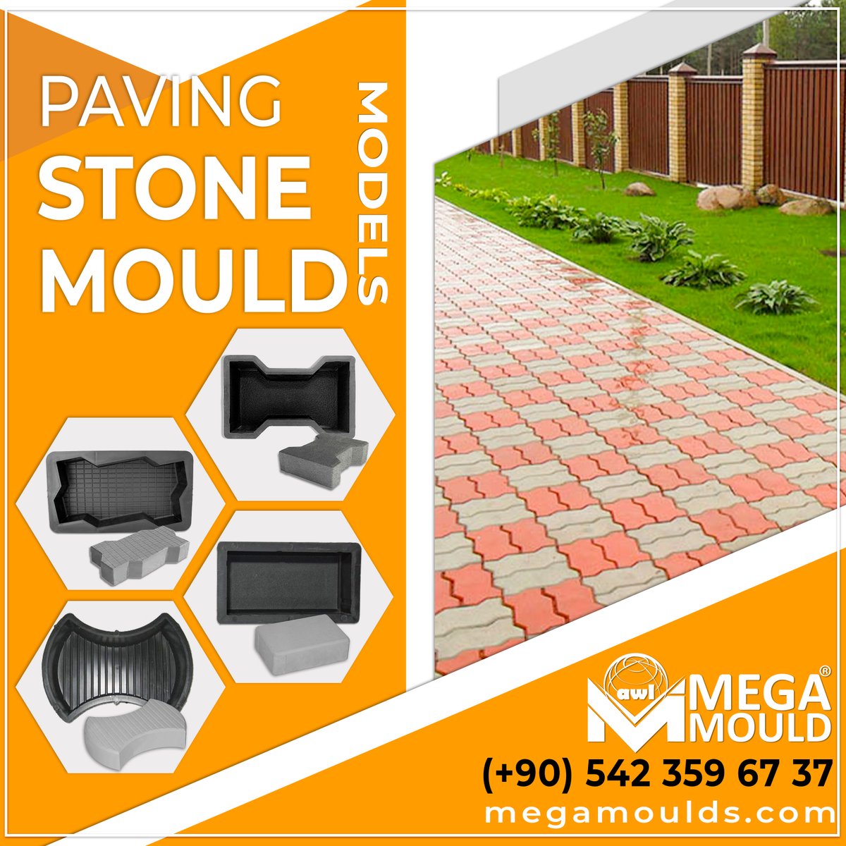 MegaMouldsEn's tweet photo. 🔥 MEGA MOULD Decorative Stone Plastic Moulds

✅ First class quality pp (polypropylene) raw material
✅ Average production of 250 pieces
✅ Durable 
✅ Long Lasting

📞https://t.co/kbraaeUBXY

🎥 YouTube
 https://t.co/sBUMbkzffb

#sale #polypropylene #plastic #mould https://t.co/DemfMRBVbU