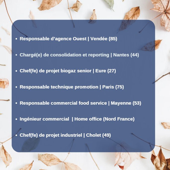 CadrAvenir's tweet photo. L'effervescence de la rentrée est passée ! Prenez le temps de découvrir l'ensemble des nouvelles opportunités à pourvoir chez Cadr'Avenir
👉 https://t.co/7K3Jbe1Mpo https://t.co/YTWu42rqma