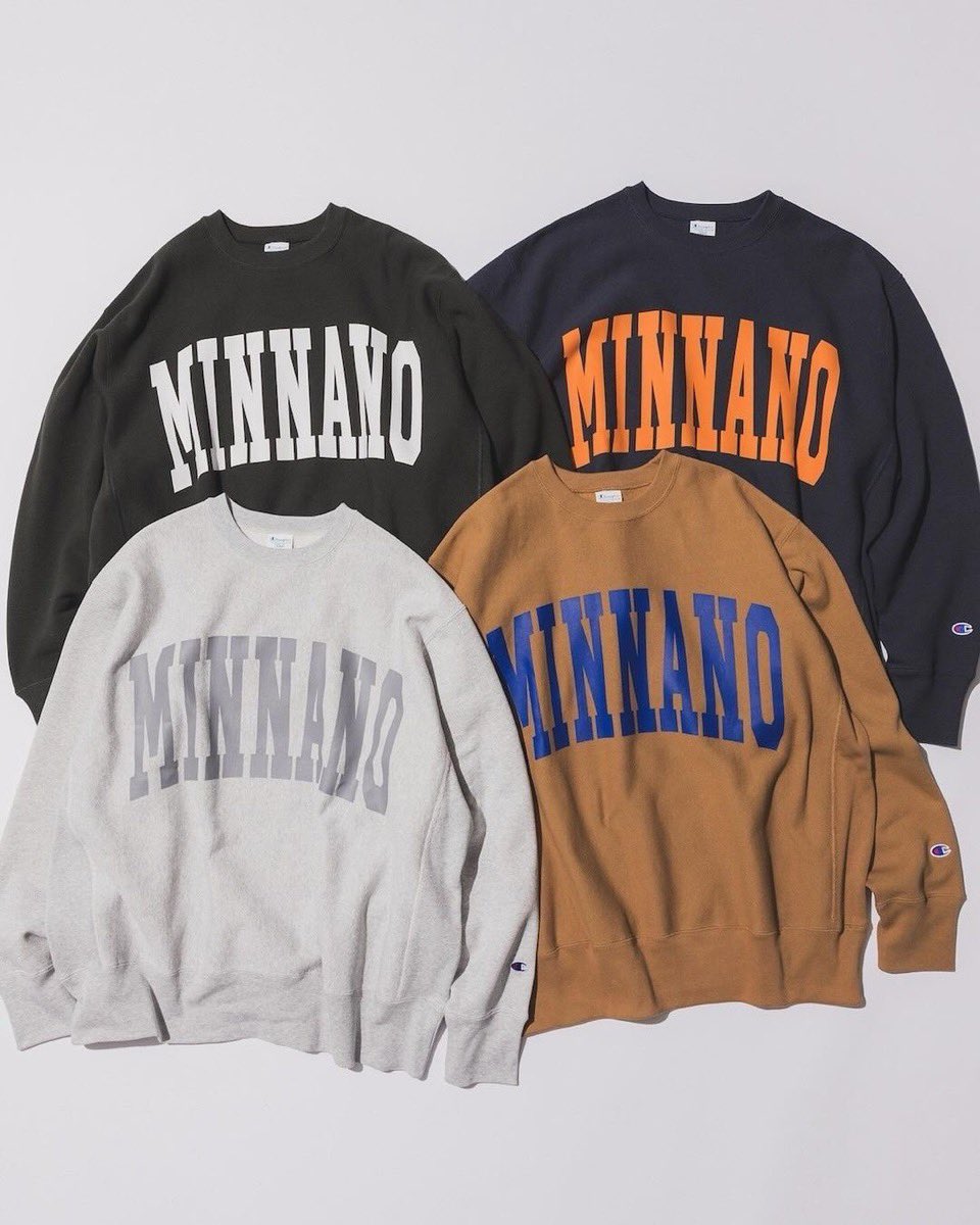 Champion × BEAMS by MIN-NANO 24AW 新作スウェットアイテムが国内9月