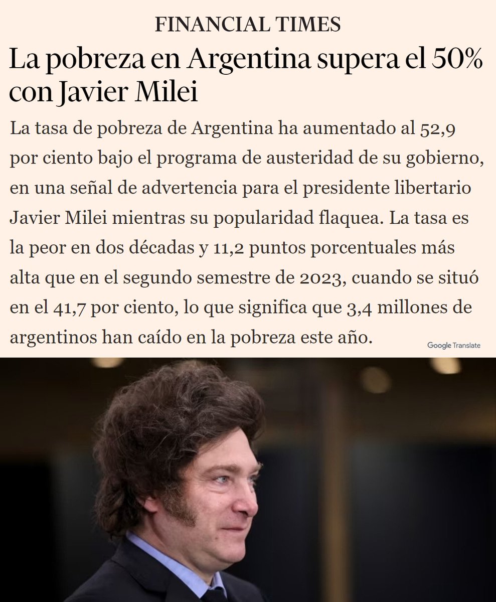 porquetendencia's tweet photo. "Financial Times":
Por comentarios sobre un artículo de ese diario británico https://t.co/1dtRauWtKZ