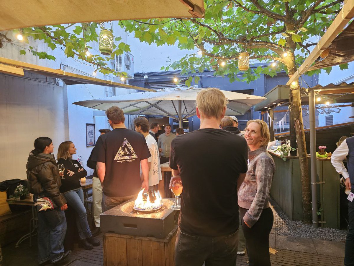 CryptoCanal's tweet photo. Great vibes and an even better turnout with new and familiar faces at the latest #CryptoDrinks Amsterdam! Hidden courtyard + fire pit = cypherpunks sharing ideas while celebrating @blockblanc's birthday. What a night! 🎉
We tested out printed name cards for the first time. Wdyt? Feedback welcome! 🙌
Save the date for the next one: October 30th, same spot. It's our Halloween edition, so get ready for some spooky fun! 👻🎃
RSVP:👉 https://t.co/jbYj2mlx6m
Rotterdam host is abroad, but we’ll update you soon. Zurich meetup details coming next week!
Thank you to our meetup partners for supporting us:
🎖 @bitvavocom
🎖 @vaneck_eu
🎖 @EdgeWallet
To privacy, ownership and censorship resistance ✊