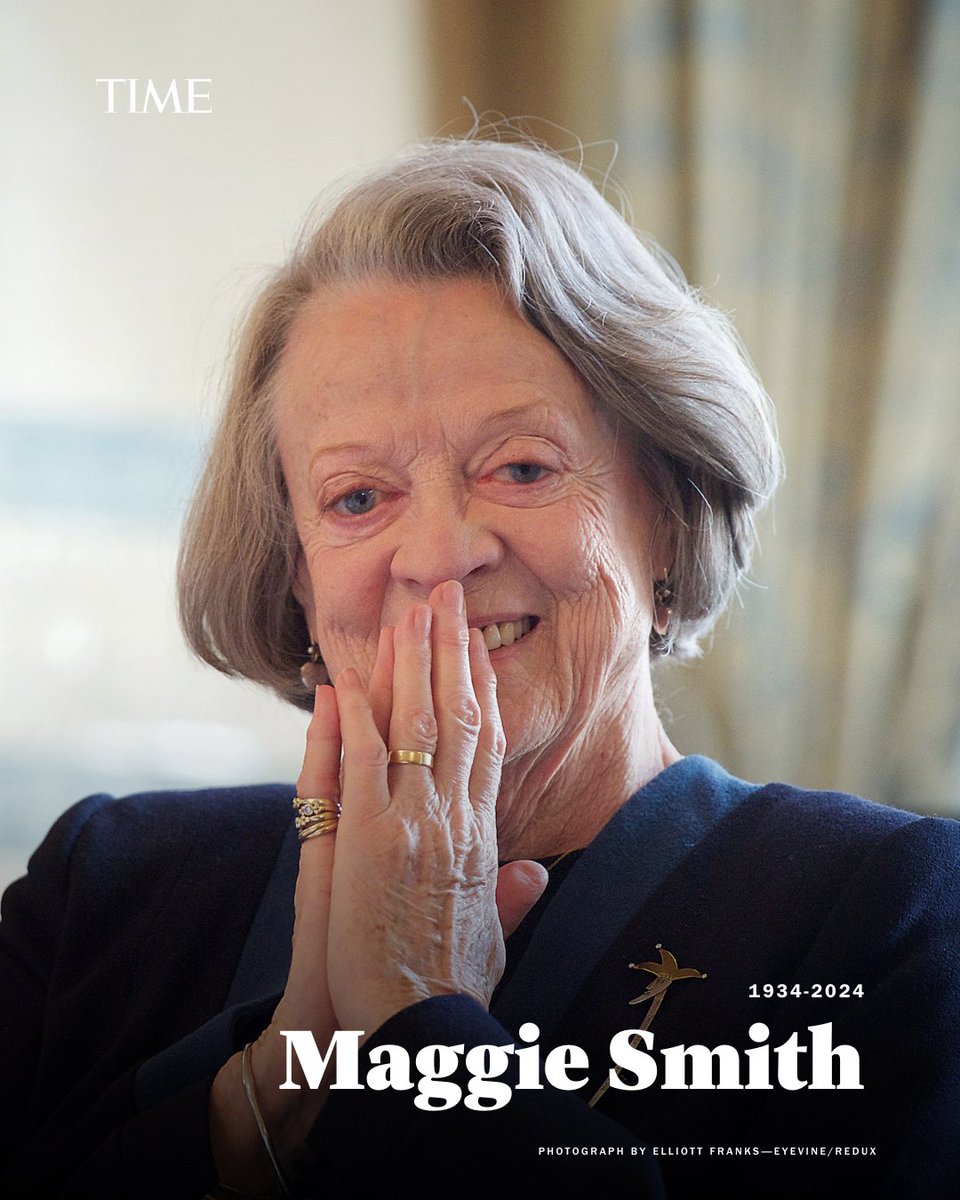 Screen legend Dame Maggie Smith, who starred in "Harry Potter", "Downton Abbey", and "Gosford Park" has died at 89
time.com/7025817/maggie…