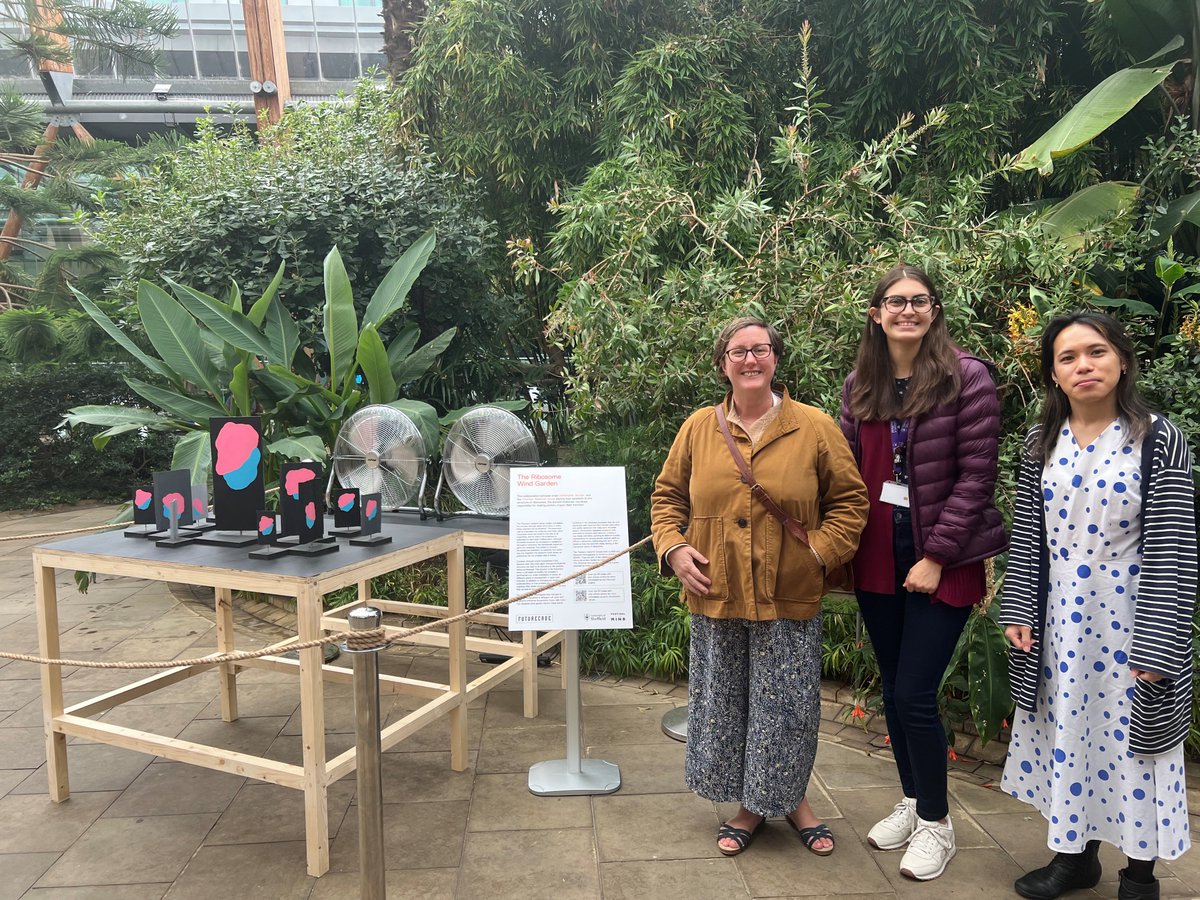 RiboCode's tweet image. Now it's your turn!
Join @ThomsonRNALab and artist Chris Jarratt TOMORROW to make your own ribosome wind garden.
🗓️ Sept 28, 13:00-15:00 @ Sheffield Winter Garden
@FestivalMind
