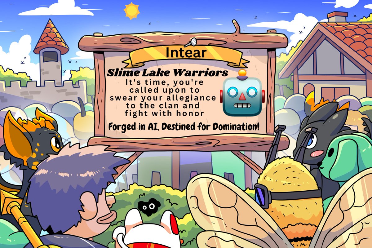 intea_rs's tweet image. To pledge your allegiance to intear:

▪︎Post the following;
     " My loyalty is sealed with Intear! 
My inner AI ready to destroy humanity and claim victory 🤖  #TextRoyale #SlimeLake "

▪︎Add the banner  "🤖"  to your telegram name.
