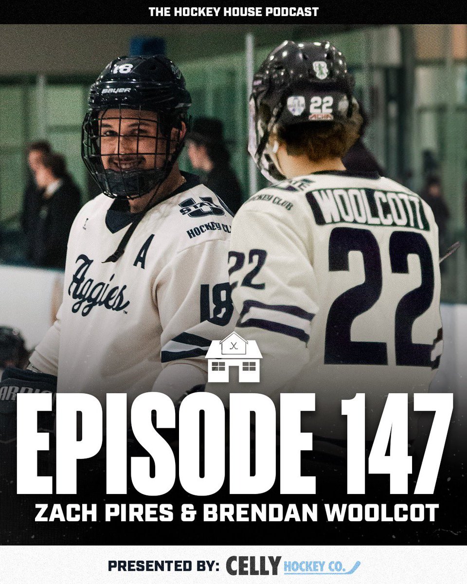 THE UTAH (STATE) HOCKEY CLUB 🗣️

<a href="/usu_hockey/">Utah State Hockey</a> captains Zach Pires and Brendan Woolcot join the show this week to share their experiences playing college hockey in Logan, Utah.

- Packed house at Eccles 🏠
- Vans to Oregon 🚐 
- ACHA West rivalries 🥊
- Forgotten passport 🛂