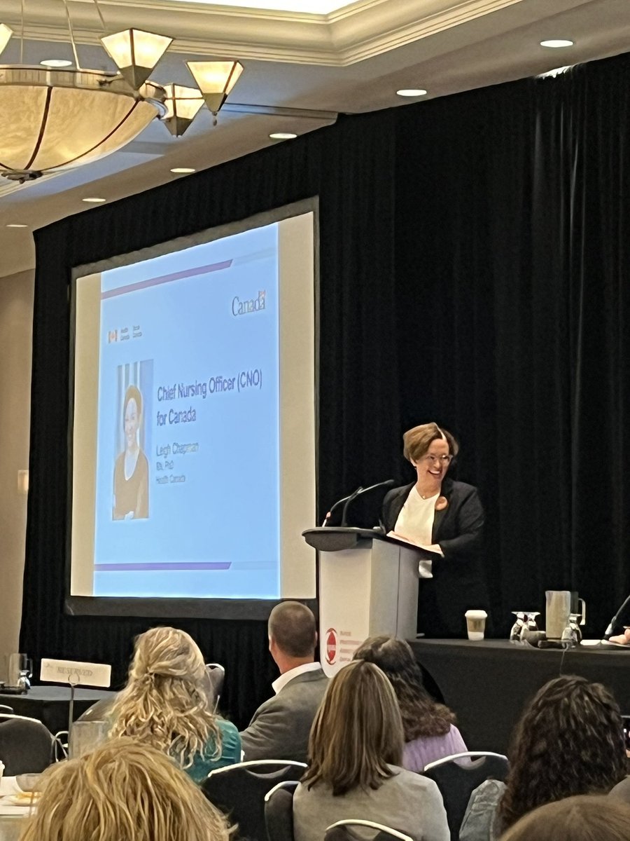 misskfox's tweet photo. Always a pleasure to have @LeighChappy speak with us. Nice to have a nurse join us who can speak about addiction AND the Canada Health Act ;) @NPAOntario #npao2024 https://t.co/mVjN6jlgSI