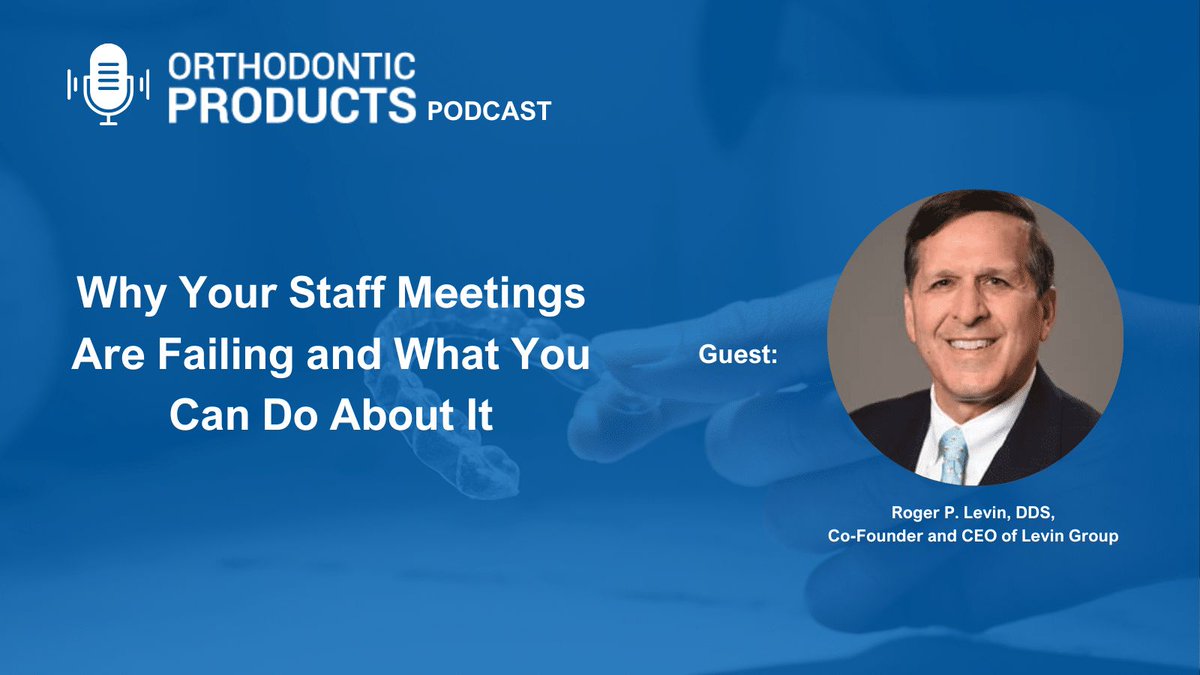 In the latest episode of the Orthodontic Products Podcast, practice consultant Roger Levin, DDS, gives 7 reasons staff meetings fail and offers strategies to improve. buff.ly/4dpeB0K