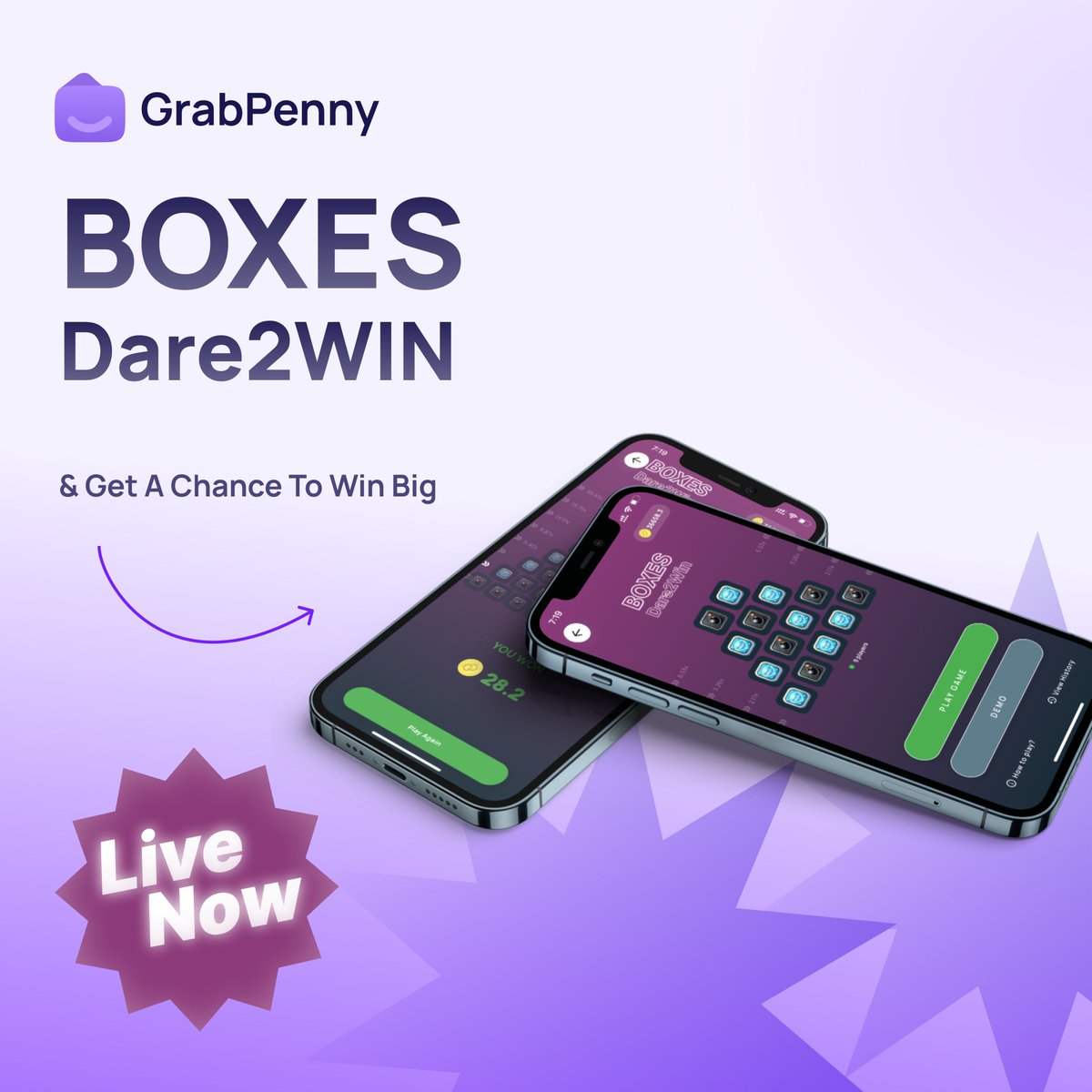grabpennyapp's tweet photo. 🎮🔥 Exciting news, GrabPenny fam! Our latest game update is LIVE! 🚀 

Play, win big, and climb the Weekly CoinCraze leaderboard! 💰 

More games coming soon – update your app now and let the fun begin! 🎉 
#PlayToEarn #GrabPenny #CryptoGaming #WinBig https://t.co/bu28REput6
