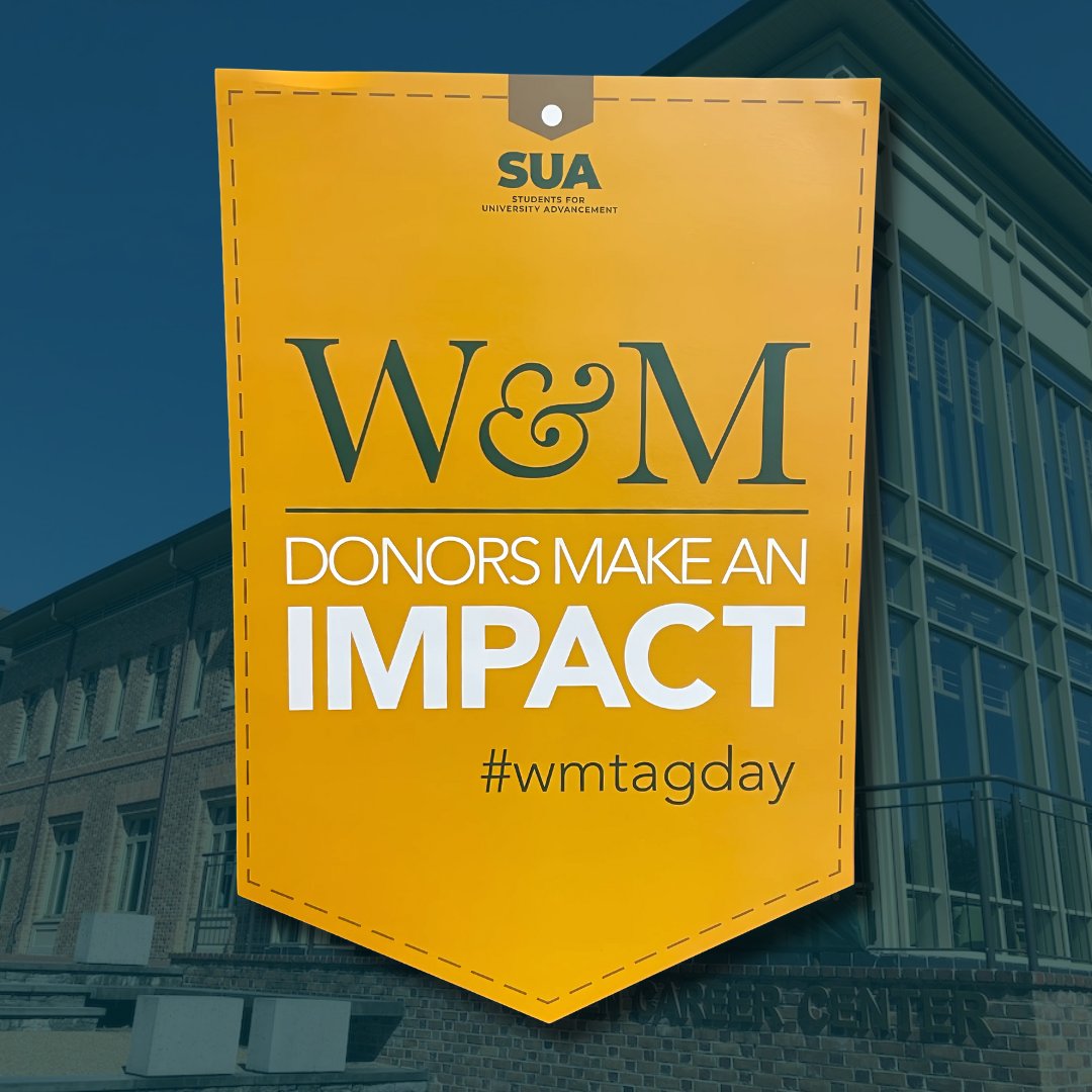 Join us in celebrating Tag Day, where we reflect on the importance of philanthropy and how it impacts all of us on and off campus. #wmtagday