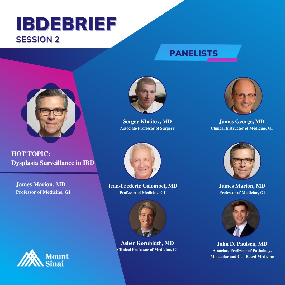 IBDebrief's tweet image. Join us for our second session of the year next Tuesday! Dr. Marion will present our featured Hot Topic: Dysplasia Surveillance in IBD, followed by our panel discussing three GI cases. Don't miss out on these expert-led conversations! Check out the link in bio for more info!