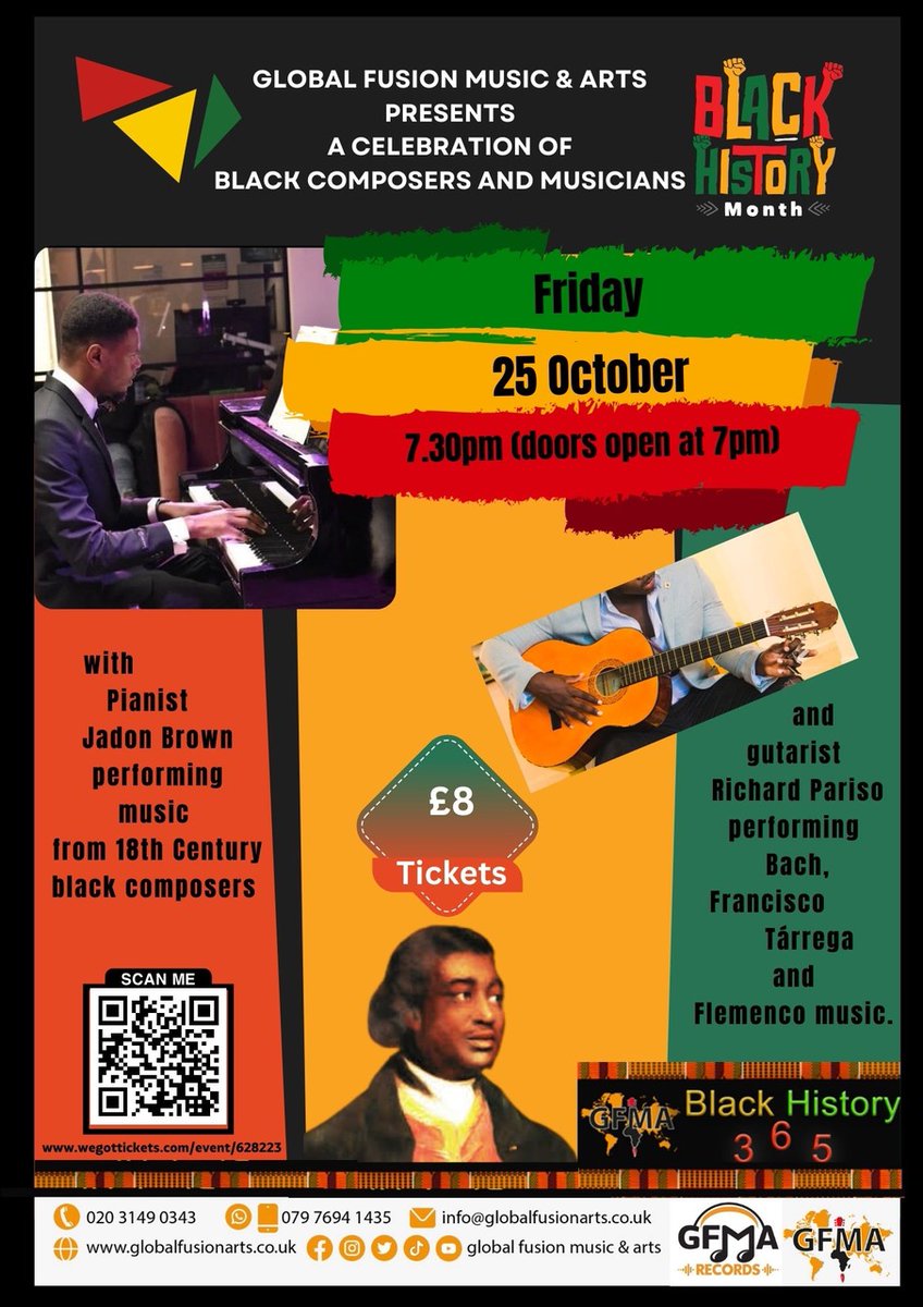 MycenaeHouse's tweet photo. Great events with @GFMArts this Oct:
Fri 11th 7.30pm - A celebration of live music from South Africa feat Aubrei Woki &amp; the Kalahari Band
Fri 25th 7.30pm - a celebration of Black Composers &amp; Musicians feat Pianist Jaden Brown plus Guitarist Richard Pariso
https://t.co/UrUOWZAu4M https://t.co/c02OaVj8UD