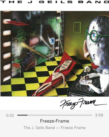 HosonoShotgun's tweet photo. #NowPlaying1981
#TheJGeilsBand
#FreezeFrame https://t.co/JQC0xNp9Rj