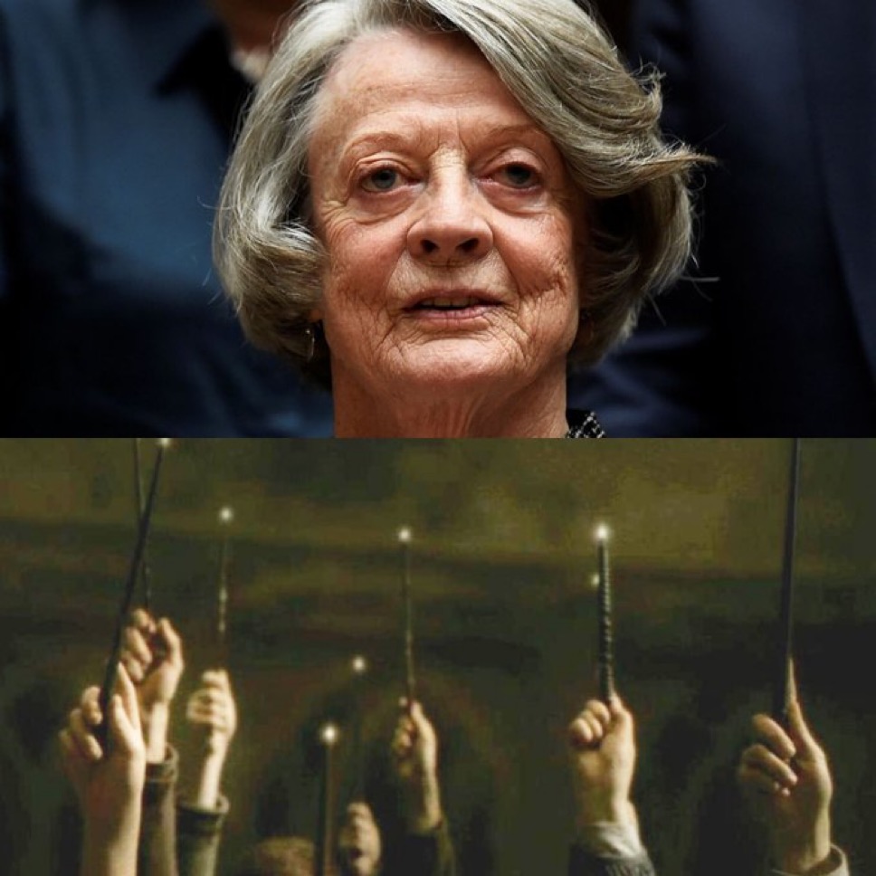 Wands up to the best teacher at Hogwarts. Farewell, Maggie Smith 🥺