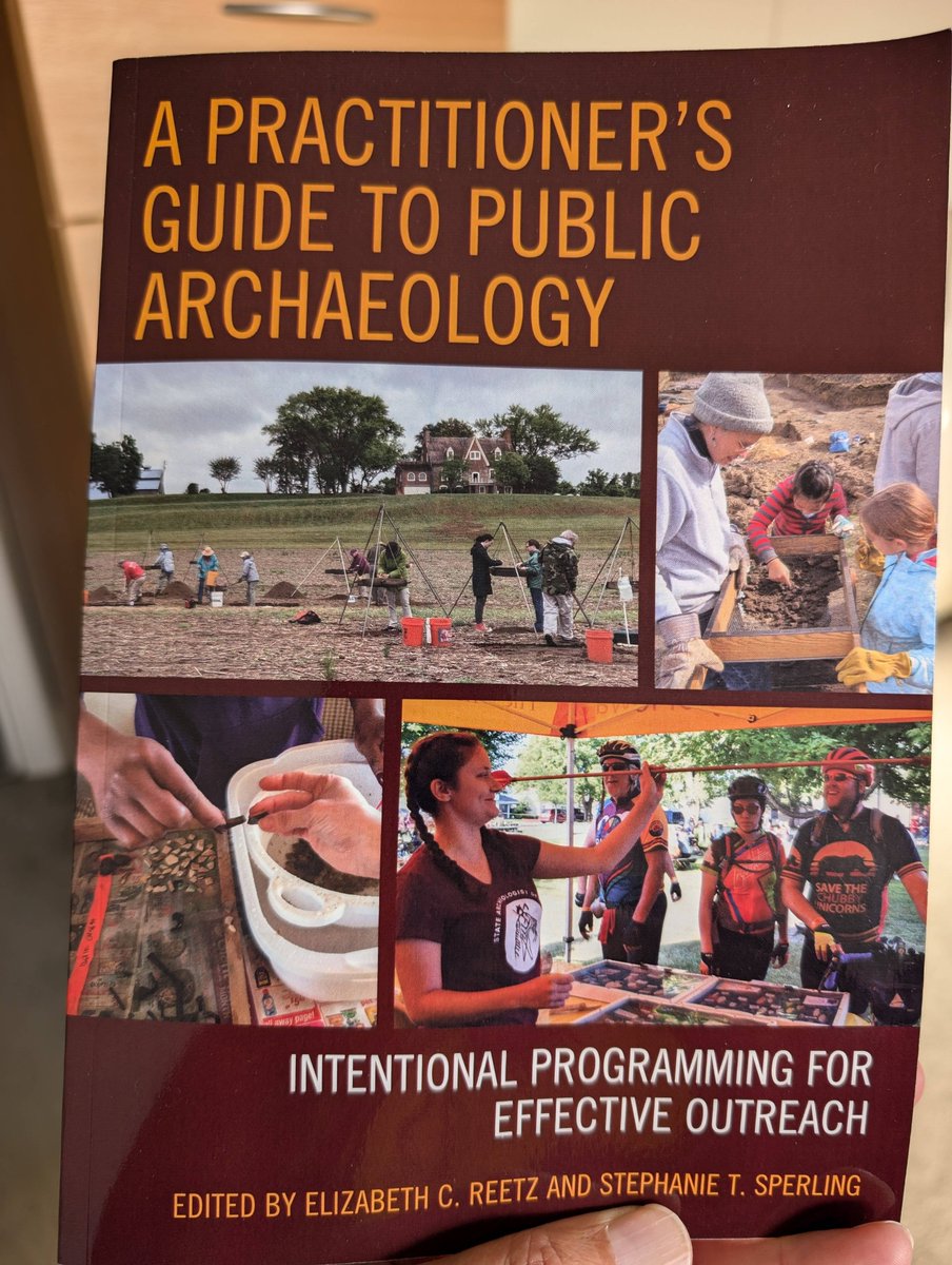 IrisHeritage's tweet photo. A busy week on the publication front. Our friend and colleague Elizabeth Reetz reached out to us last year as she and her co-editor Stephanie Sperling set about writing 'A Practitioner's Guide to Public Archaeology'.

We were delighted to share our thoughts. https://t.co/xZm6WWj6SC