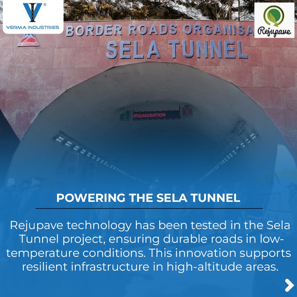 VermaIndustrie1's tweet photo. Building India's Future with Rejupave: 

Transforming road construction through innovation, sustainability, and durability for India's smart infrastructure vision.

Discover more :
📲 8287298519, 9315552446 | https://t.co/3QB6N4E1m9  
#RoadSafety #vermaindustries
#rejupave https://t.co/2LykQe58NM
