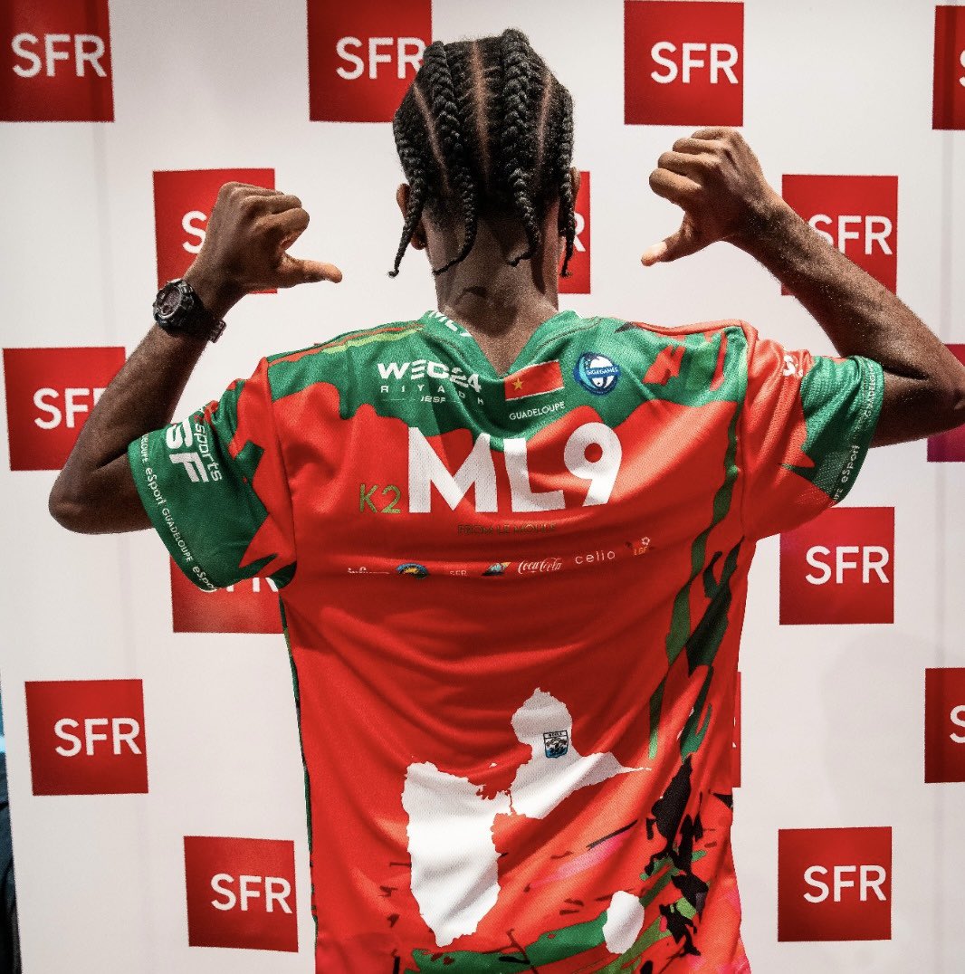 À l’occasion des Worlds Esports Championship 2024, du 11 au 19 novembre. Notre prodige K2 | ML9 <a href="/ml9fc/">k2_Ml9</a> partira à Riyad en Arabie Saoudite, sous l’égide de la <a href="/ggic_gigagames/">ggic_gigagames Guadeloupe Fr Caribbean esports</a> 

Il ira affronter les meilleurs joueurs du monde et représentera la Guadeloupe sur le jeu #efootball ⚽️