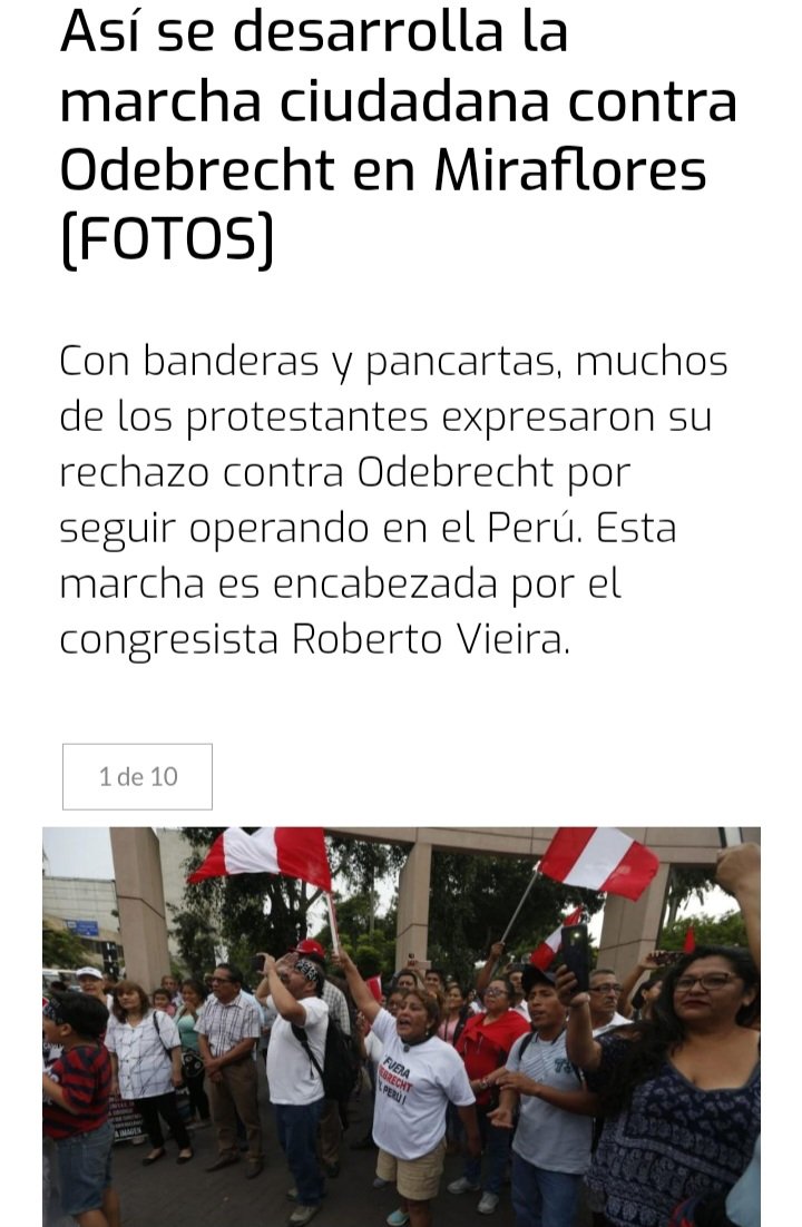 RafaelRomeroVas's tweet photo. @FiscaliaPeru debe concentrar tiempo y recursos frente al terrorismo urbano. Malgasta esfuerzos cuando persigue a politicos y periodistas. P. ej. contra @RobertoVieiraP se hizo un "armani" tras sus marchas contra #odebtecht y cuando iba a investigar los negocios pesqueros en Perú https://t.co/BbgYJ7uH1U