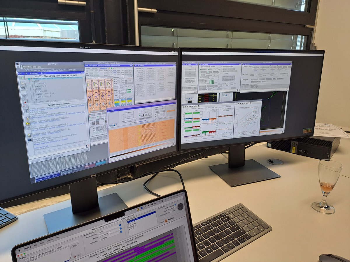 It's a fringe! First 4-UT interferometric observations. #VLT #VLTI #Paranal