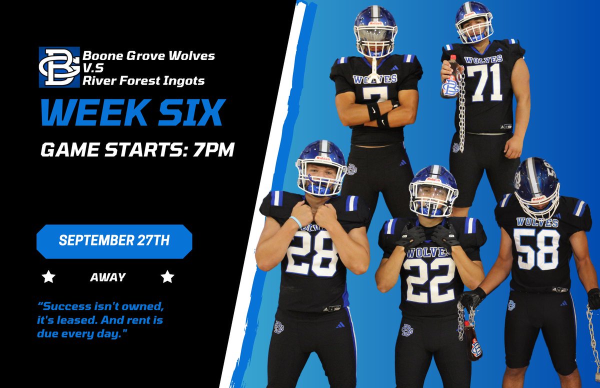 FootballBoone's tweet image. No words needed. See you there tonight @ 7pm. 

#ContinueTheProcess #OnePack