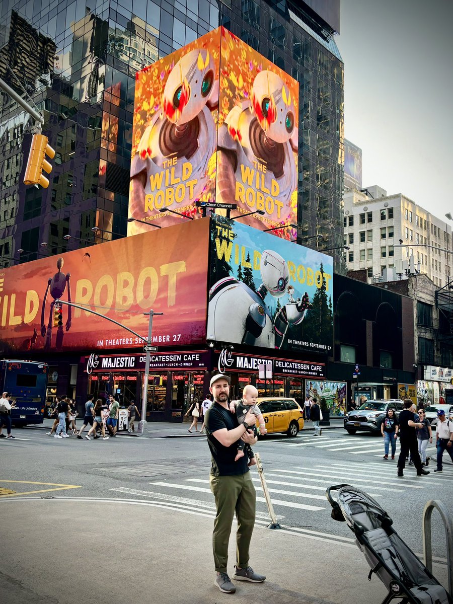 itspeterbrown's tweet image. How it started &amp;gt; How it went &amp;gt; How it’s going

#thewildrobot #TheWildRobotMovie