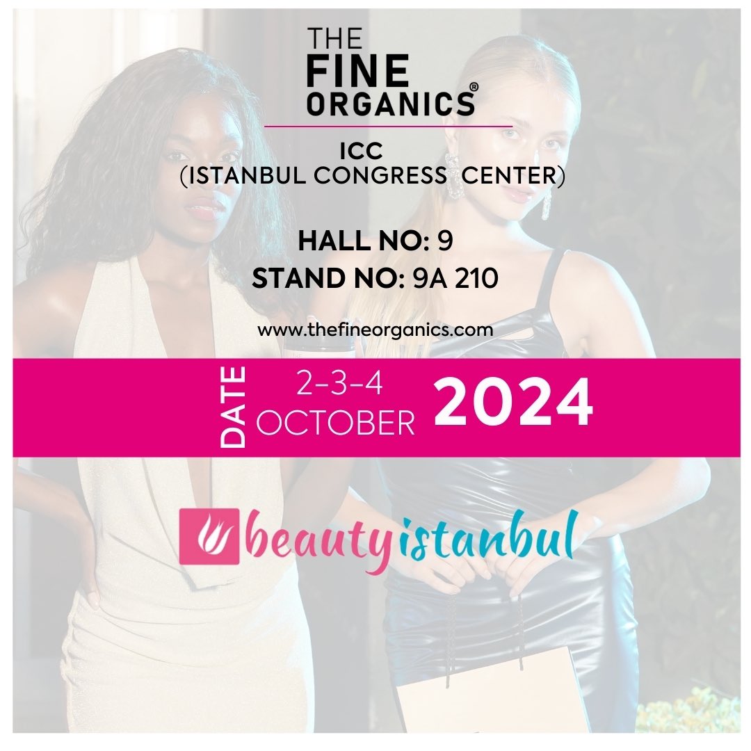 TheFineOrganics's tweet photo. 2-3-4 Ekim tarihlerinde The Fine Organics markamızla Beauty Istanbul'dayız! Standımızı ziyaret etmeyi ve y��ksek kaliteli ürünlerimizi yakından incelemeyi unutmayın. Güzellikte yeni bir deneyim için sizleri bekliyoruz!
Hall No:9 Stand No: 9A 210 https://t.co/xGG180DaB2