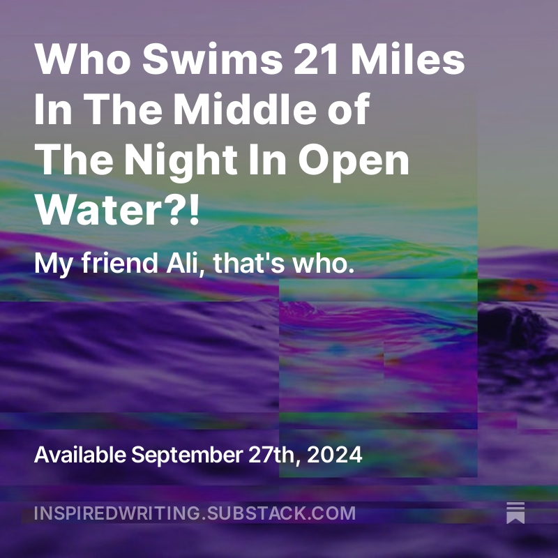 an_inspired_x's tweet photo. My friend Ali was the 656th person to solo swim the Catalina Channel off the coast of Southern California. This swim is 21 miles of open water.  Yeah.  You read that right.  Find out how she did it at https://t.co/rdNDVwv9MK
#inspiration #swimming #openwaterswimming #channelswim https://t.co/wtDT8JwgRc
