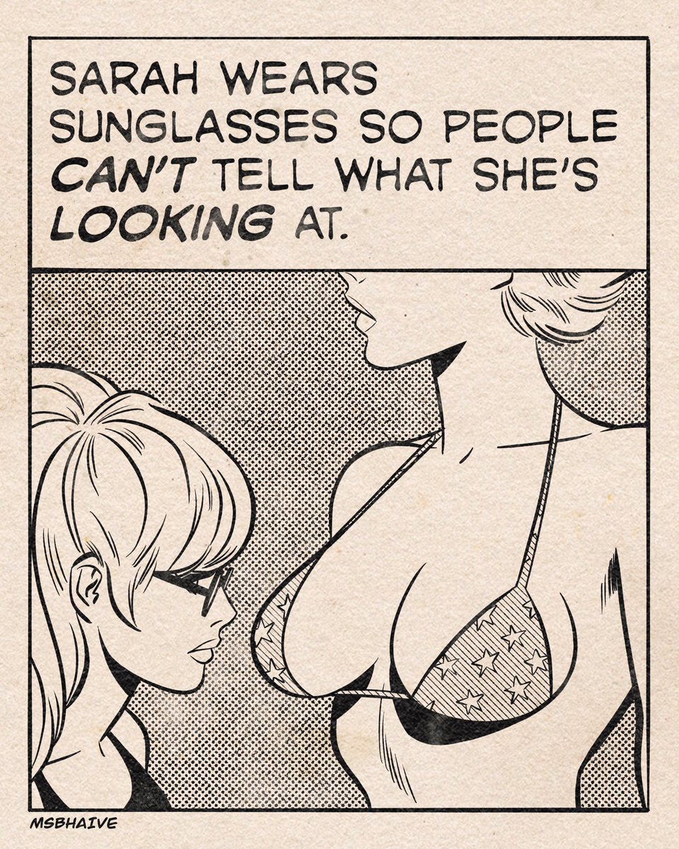 Sarah isn't fooling anyone🤨