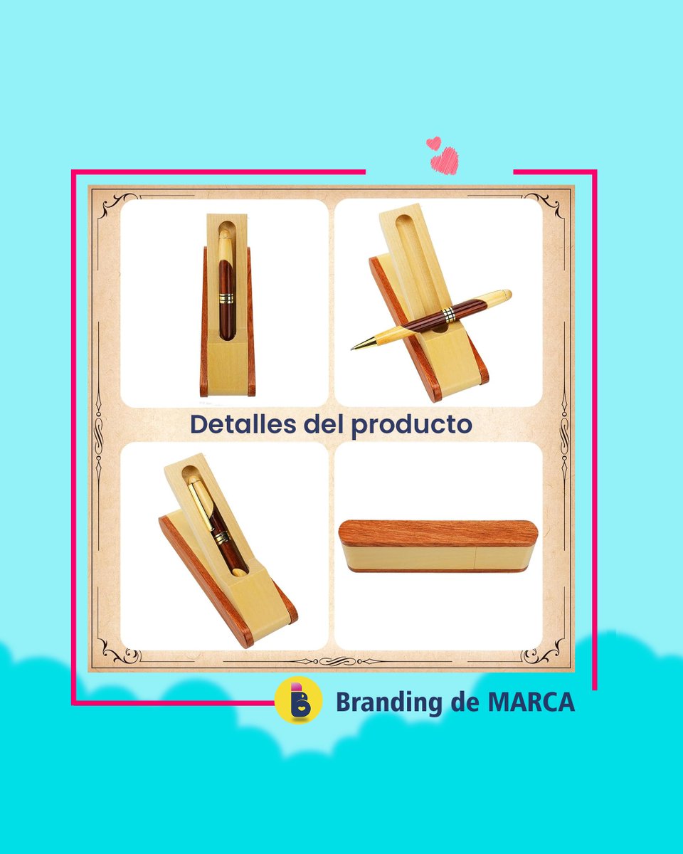 InBrandLove's tweet photo. ✨ Haz que te recuerden con elegancia:
Presentamos este exclusivo lapicero
hecho con dos tonalidades de madera,
acompañado de un elegante estuche
a juego. Ambos personalizados
con tu marca grabados
a láser.
-
 #regaloscorporativos https://t.co/DTEl47doMk