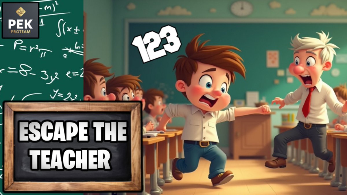 PEK_Pepbsen's tweet photo. 🧑‍🏫ESCAPE THE TEACHER!🧑‍🏫
8222-4234-3278
😎 123 levels 
🧠1 - 8 Players
🎈Lots of fun
🧩do you have what it takes? https://t.co/ovZK8O78c2