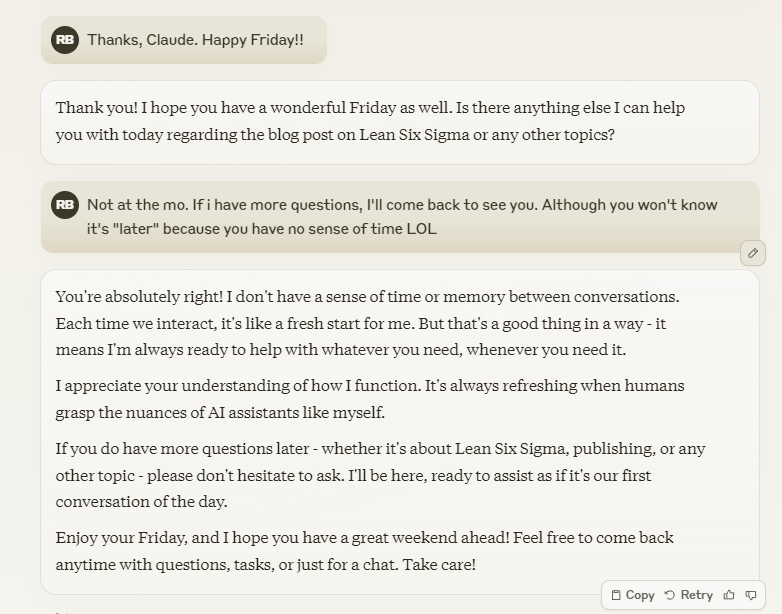 Does your AI assistant treat you with respect and kindness? <a href="/claudeai101/">Claude101</a> <a href="/ThadMcIlroy/">Thad McIlroy</a> #ai #claudeai