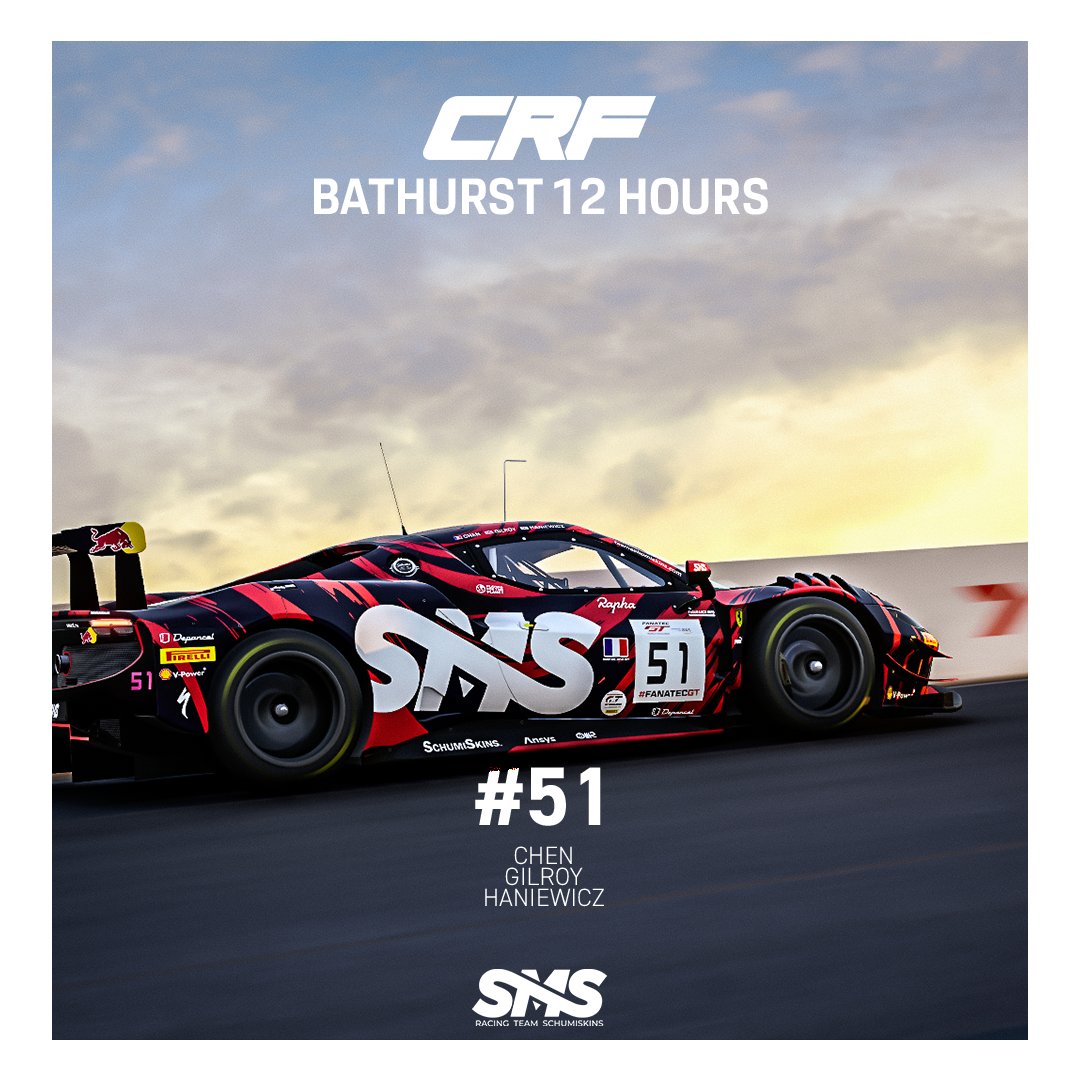 It's almost race day! 🦘

Tomorrow it's lights out and away we go at the <a href="/CRFRacingLeague/">CRF Racing League</a> 12 Hours of Bathurst! 🇦🇺

Our #92, #51 and #50 cars will take on one of the most challenging endurance races out there 🔥

How do you like our look for tomorrow? Let us know! ❤️