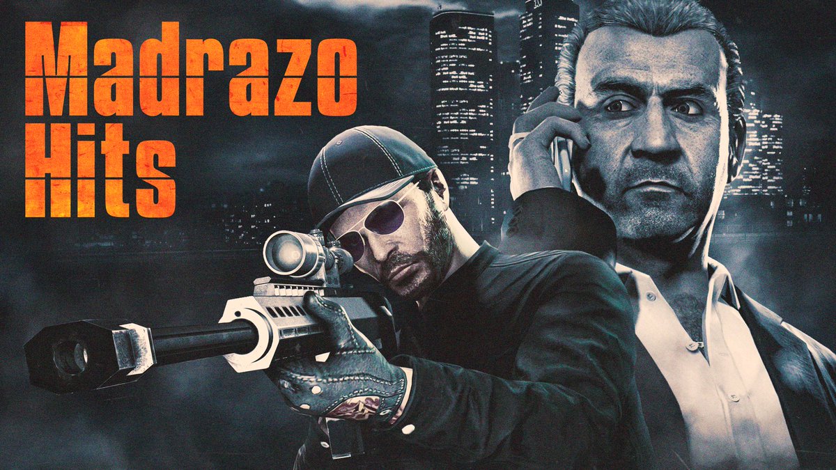 JodoxOfficiel's tweet photo. Dispatch Martin Madrazo's enemies in Madrazo Hits, paying out 2X GTA$ and RP (doubled to 4X for GTA+ Members).

Eliminate three Madrazo targets to complete the Weekly Challenge and get a GTA$100,000 bonus: https://t.co/SvVzAZotk9 https://t.co/r130Lti8vV