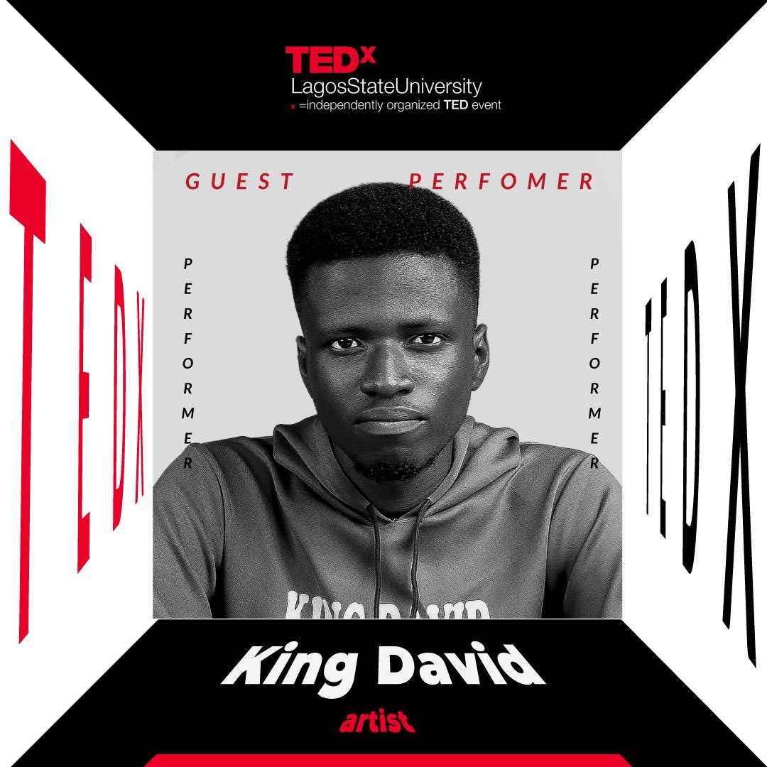 TEDxLASU's tweet photo. We are excited to unveil our Fourth guest performer for TEDx LASU’24, and he’s none other than KING DAVID!💃💥

TEDX LASU’24 WILL BE A BLAST! CLET THE COUNTDOWN BEGIN!💥

ANTICIPATE TEDX LASU! ANTICIPATE BLOOM!💥🚀🥂 https://t.co/TxTWzLViOK