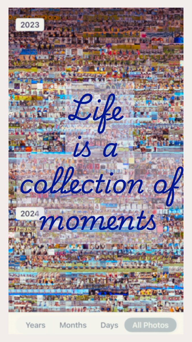 I take a lot of pictures. Sometimes I like to zoom out and look at the montage, photos looking like pixels, part of a larger work. Because they are. Life is a collection of moments.
linkedin.com/posts/neydabor…
