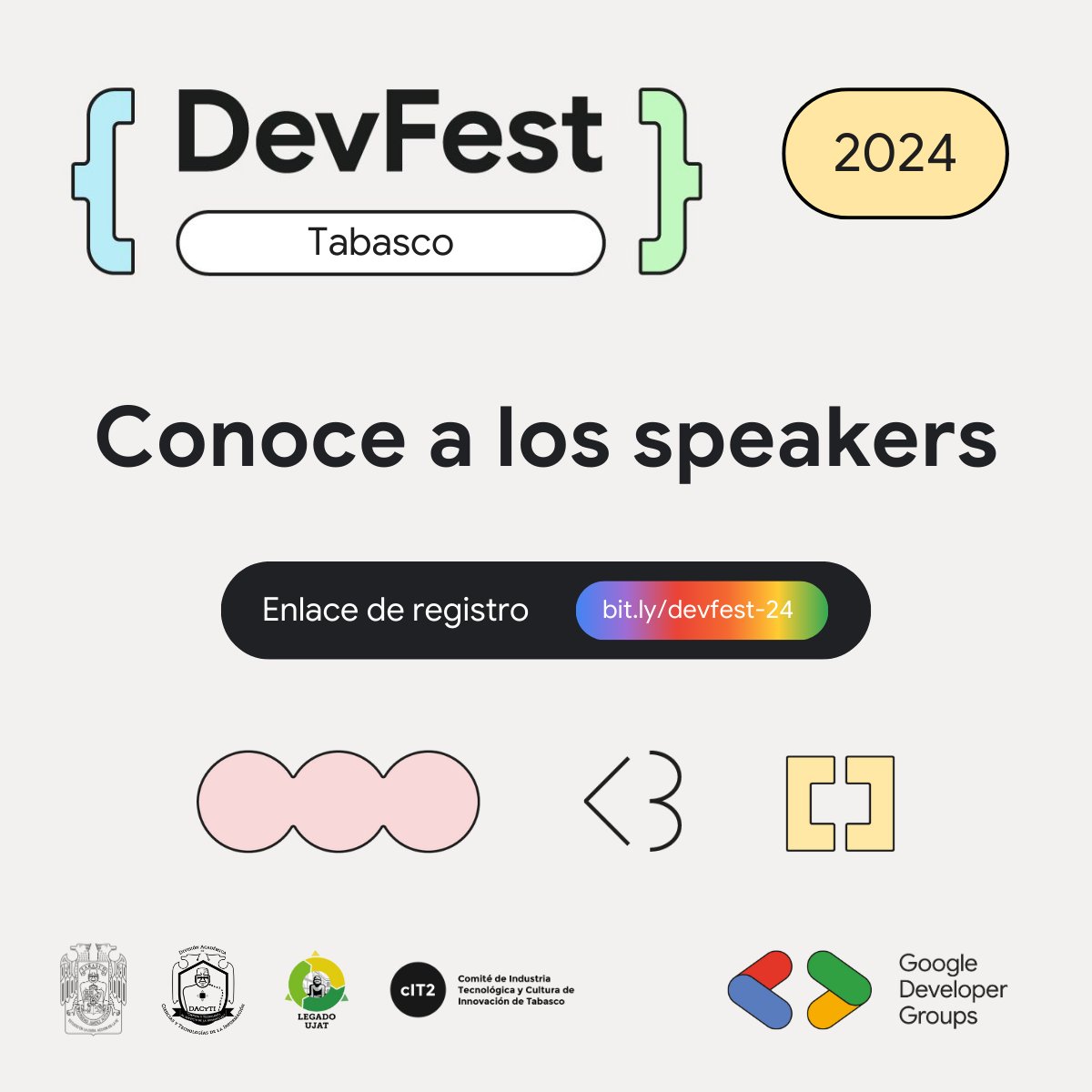 gdgvhsa's tweet photo. 🎉 ¡Conoce la agenda del Devfest Tabasco 2024!
¡El tercer día del DevFest Tabasco 2024 está a punto de comenzar!
🚀Registro abierto 👉🏼 https://t.co/8u2agAbYbz
#devfest2024 #devfestabasco #gdgvillahermosa https://t.co/NaiBaYiILC