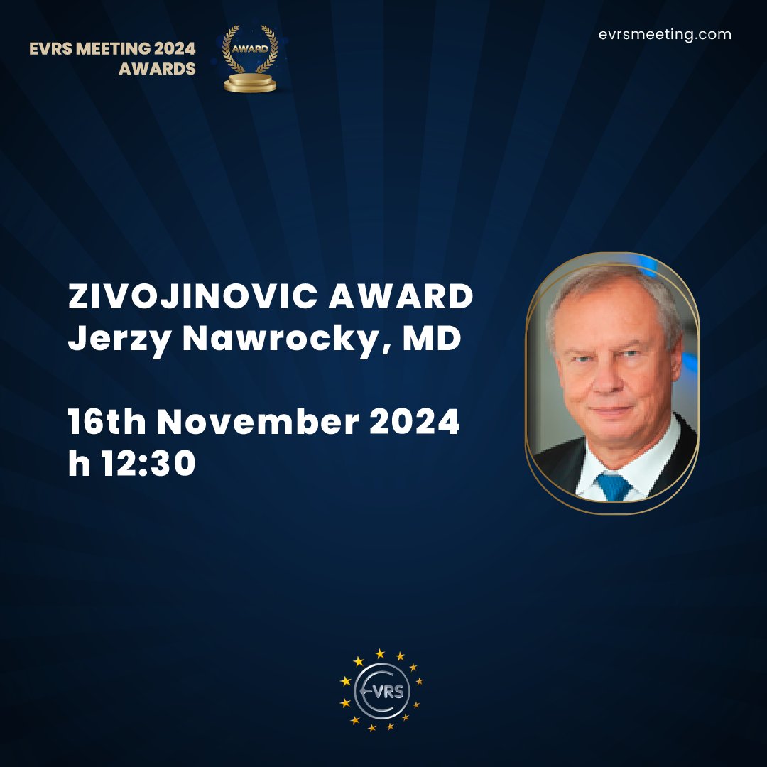 evrssociety's tweet photo. ✨Dear Colleagues,
we are proud to announce the 2024 Evrs Awards!

📅 Budapest, 14-17 November 2024

#EVRS2024 #Medical #Health #VitreoretinalSurgery #OphthalmicPhothographers #ophthalmologist #Awards https://t.co/xZlojWrCBM