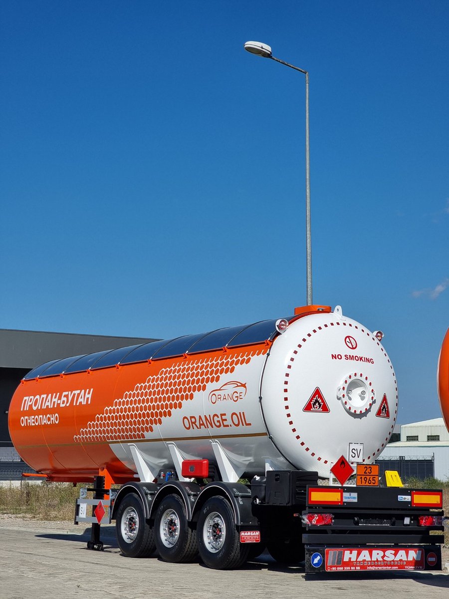TankerHarsan's tweet photo. 45 m3 Capacity Semi Trailer LPG Transport Tank

Please contact us for all kinds of LPG, Fuel and Cryogenic Tank production and projects;

📧sales@harsantanker.com

📲+90 541 660 24 41 (ukr-ru)
📲+90 549 511 24 41 (eng)
📲+90 541 248 24 41 (fr-eng)
📲+90 542 120 41 00 (ar -fr) https://t.co/qFumtFPqb1