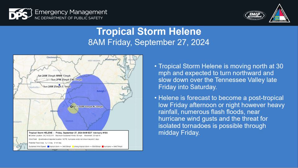 NC Emergency Management tweet media
