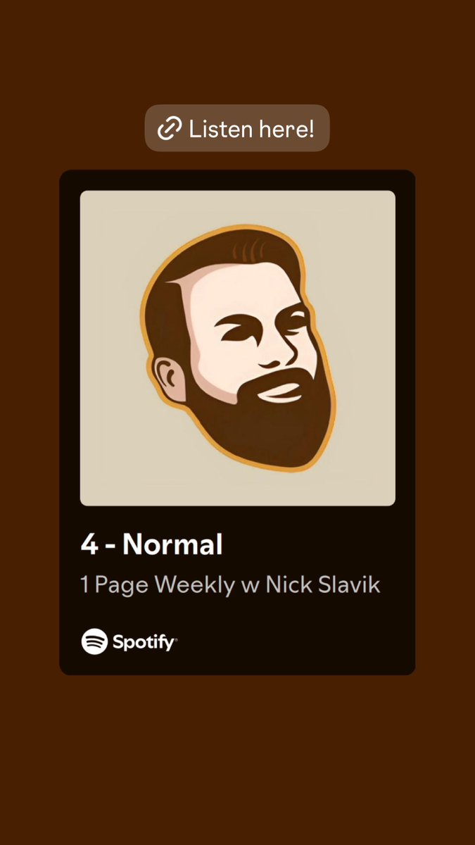 nickslavik's tweet photo. 1 Page Weekly w Nick Slavik
An audio newsletter
Data + Feelings, Self &amp; Entrepreneurship
https://t.co/94oT2L8bVO https://t.co/rDJV4gM4Ye