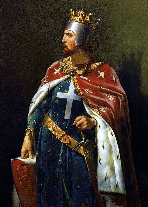 Christendom325's tweet photo. Happy Crusader Friday! 

Picture of the day:
Portrait of Richard ‘Cœur de Lion’ I, King of England (by Merry-Joseph Blondel)

#Crusaderfriday #Deusvult https://t.co/YmgZDnvJGG