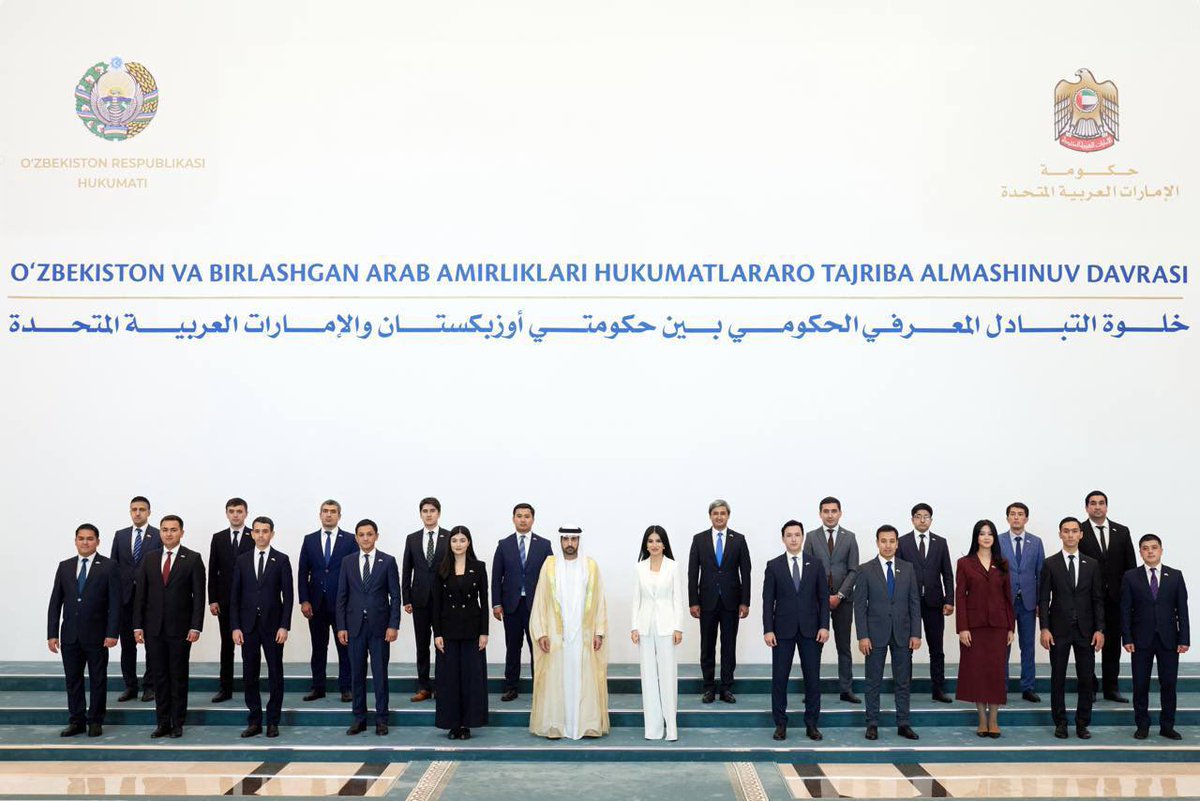 Had a productive meeting today with Dubai Crown Prince Sheikh <a href="/HamdanMohammed/">Hamdan bin Mohammed</a> discussing bilateral cooperation and joint projects between Uzbekistan and the UAE. Confident this will further strengthen ties between our countries. 🇺🇿🇦🇪