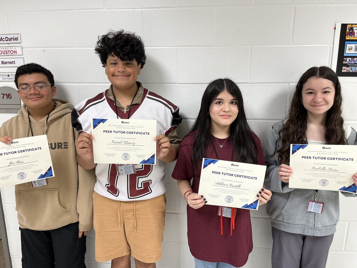 Angela McDaniel (@ammcdaniel) on Twitter photo Watching our student leaders step up as AVID peer tutors is the best.🌟They’re learning, growing, and making a difference one tutorial at a time. <a href="/HumbleISD_AVID/">AVID</a> <a href="/HumbleISD_TMS/">Timberwood Middle</a> <a href="/TMSAVID/">Timberwood AVID</a> Watching our student leaders step up as AVID peer tutors is the best.🌟They’re learning, growing, and making a difference one tutorial at a time. <a href="/HumbleISD_AVID/">AVID</a> <a href="/HumbleISD_TMS/">Timberwood Middle</a> <a href="/TMSAVID/">Timberwood AVID</a>