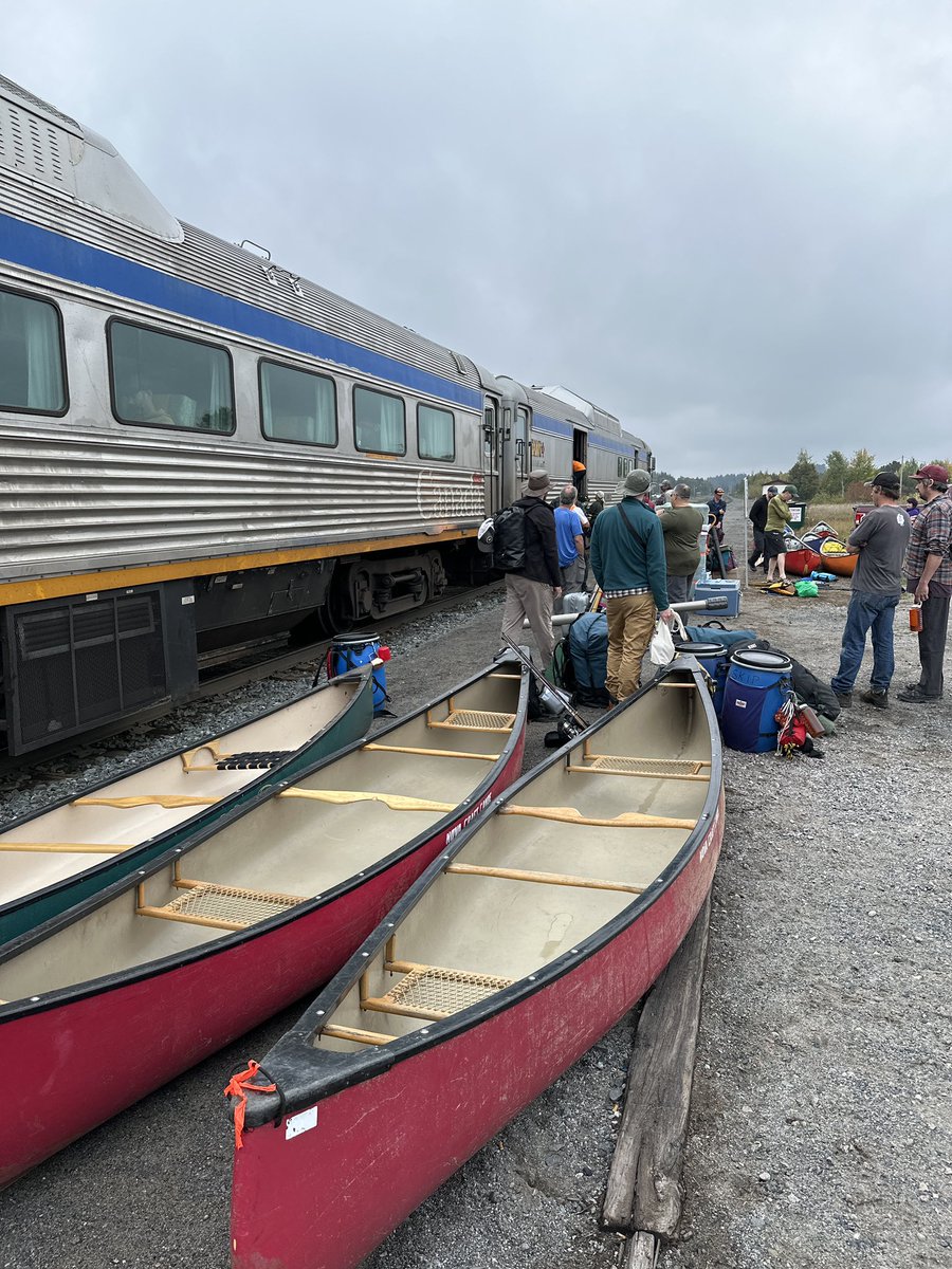 Cartier, ON. Headed north for a paddle.