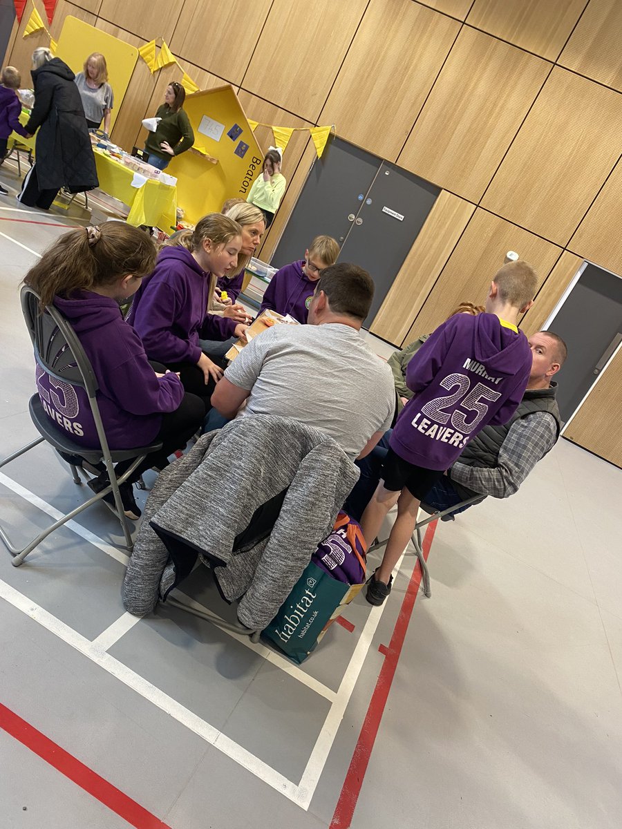 KinrossPrimaryS's tweet photo. What an amazing sense of community today for our #MacmillanCoffeeMorning. Thanks to everyone for donations, buying and volunteering. We hope the sugar filled children sleep well tonight. 😬💜#teamwork #wellbeing https://t.co/GVPFaJRw9v