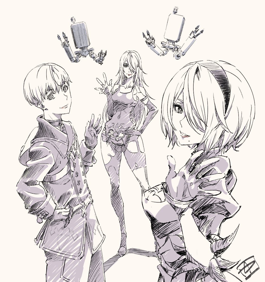 jacomamire's tweet photo. アニメNieR、最終話ご視聴ありがとうございました！！

#ニーア
#NieR
#ニーアオートマタ
#人類に栄光あれ https://t.co/PpbAOvbmd1
