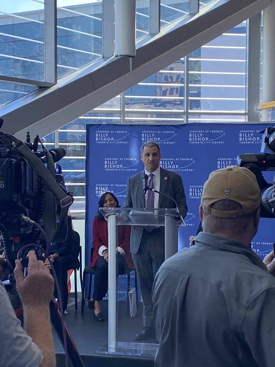 Billy Bishop airport will offer first  pre-clearance expansion since 2006. <a href="/DHSgov/">Homeland Security</a> <a href="/PortsToronto/">PortsToronto</a> <a href="/Nieuport/">Nieuport Aviation</a>. Thanks Undersecretary Rob Silver for your commitment to this project.