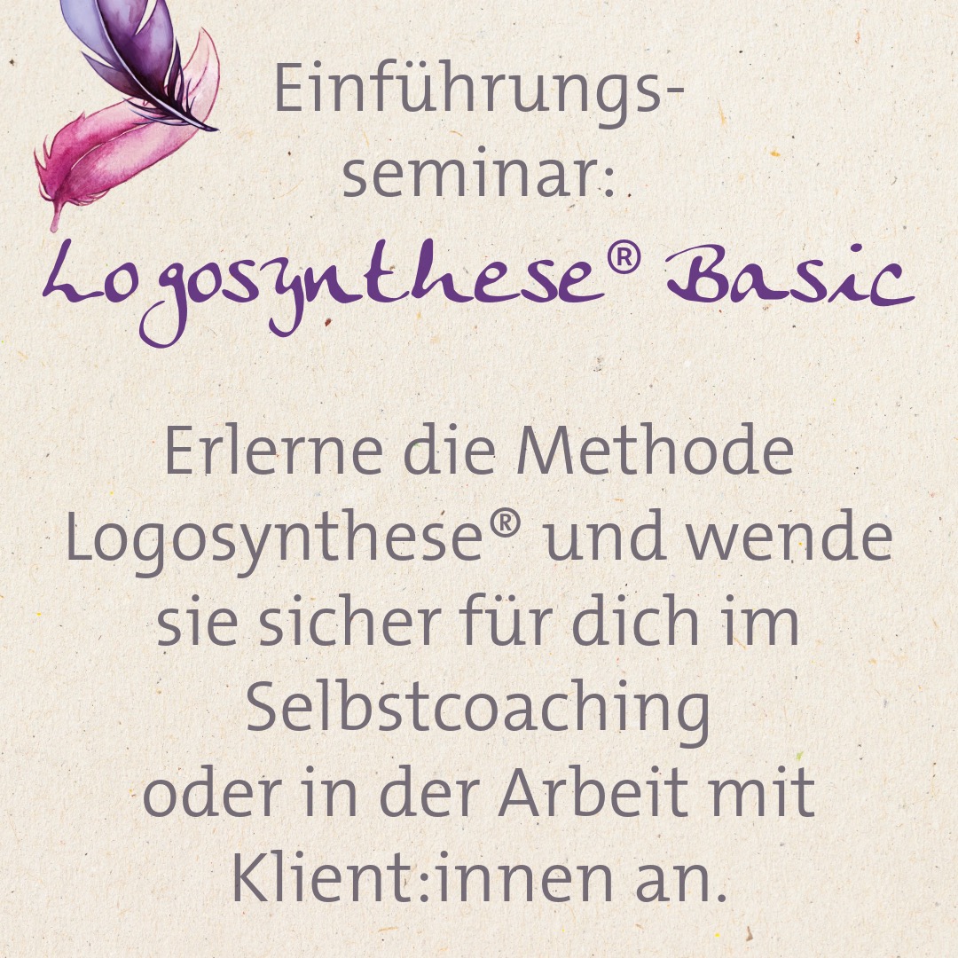 U_Scheuermann's tweet photo. Logosynthese® Basic 29.-31.8.24 ✨

Das Einführungsseminar und die Weiterbildung zur/m "Practitioner in Logosynthese®" richtet sich an Menschen, die mit Menschen arbeiten – z.B. in Coaching, Psychotherapie, Medizin, Beratung, Weiterbildung.

https://t.co/eFBw2fajZA https://t.co/TXpen5kbWH
