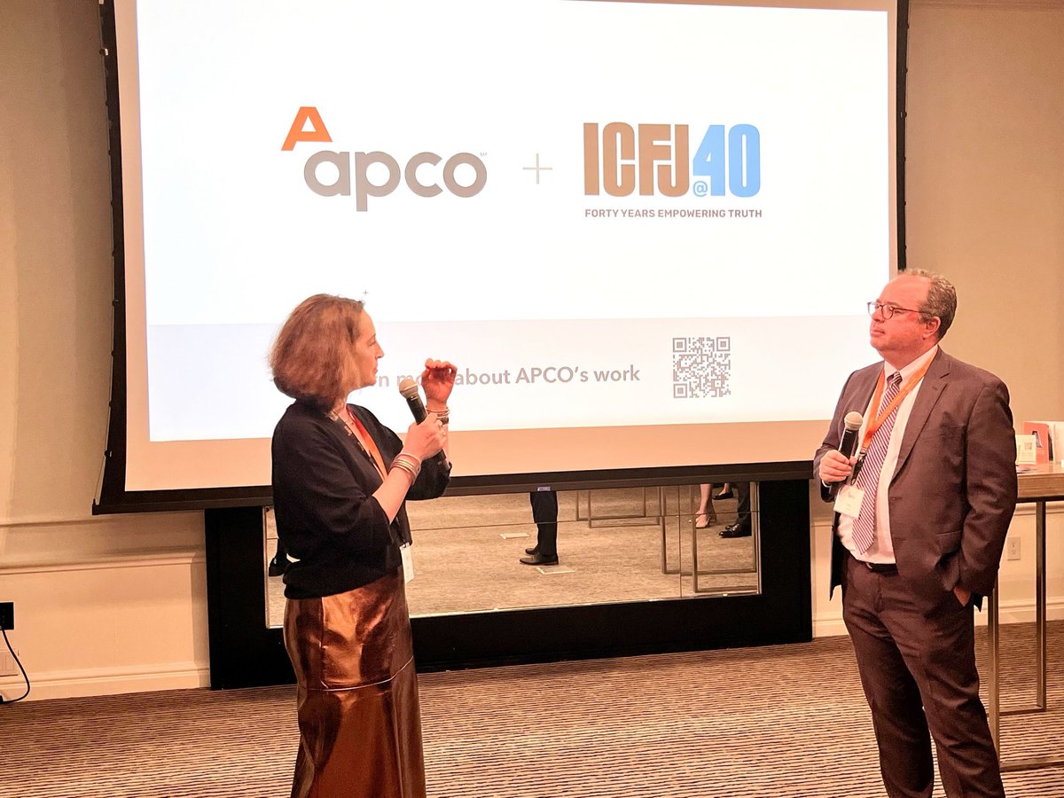 International Center for Journalists (@icfj) on Twitter photo We're so grateful to <a href="/apcoworldwide/">APCO</a> for hosting us earlier this week. We were thrilled to share more about ICFJ and our mission, and to hear from ICFJ board member <a href="/SpiegelPeter/">Peter Spiegel</a> of <a href="/FT/">Financial Times</a> about the media coverage of the U.S. elections. We're so grateful to <a href="/apcoworldwide/">APCO</a> for hosting us earlier this week. We were thrilled to share more about ICFJ and our mission, and to hear from ICFJ board member <a href="/SpiegelPeter/">Peter Spiegel</a> of <a href="/FT/">Financial Times</a> about the media coverage of the U.S. elections.