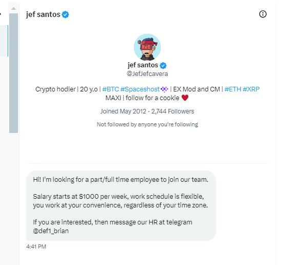 Hi!

I'm looking to drain someone, pls contact our HR